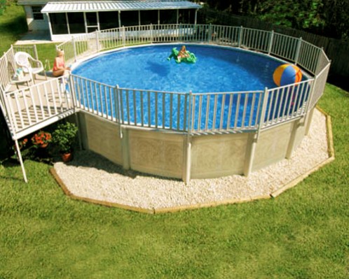 above ground pool | Landscape Designs | Page 2